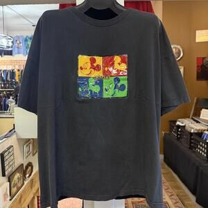 Vintage Mickey Unlimited pop art t-shirt 2XL Disney Y2K RARE